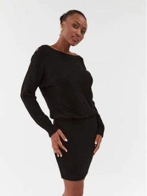 Guess Sukienka dzianinowa Elodie W3BK96 Z2WX0 Czarny Slim Fit