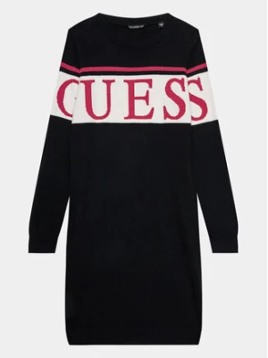 Guess Sukienka dzianinowa J3BK16 Z38B0 Czarny Regular Fit