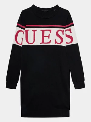 Guess Sukienka dzianinowa J3BK16 Z38B0 Czarny Regular Fit