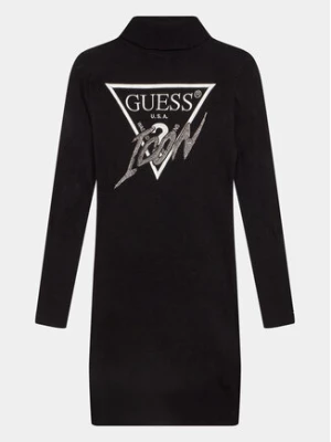 Guess Sukienka dzianinowa J3BK23 Z2NQ2 Czarny Regular Fit