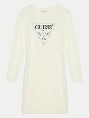 Guess Sukienka dzianinowa J4BK11 Z3K20 Écru Regular Fit