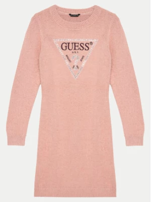 Guess Sukienka dzianinowa J4BK11 Z3K20 Różowy Regular Fit