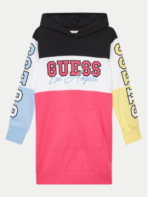 Guess Sukienka dzianinowa J4YK07 KA6R3 Kolorowy Regular Fit