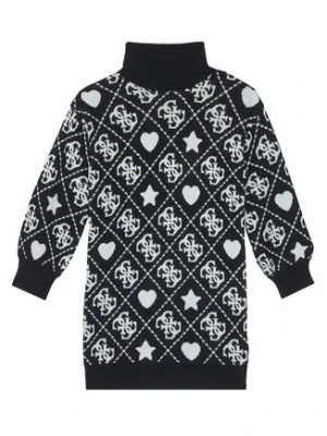 Guess Sukienka dzianinowa J5BK03 Z3K10 Czarny Regular Fit