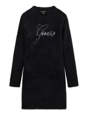 Guess Sukienka dzianinowa J6BK05 Z1294 Czarny Regular Fit