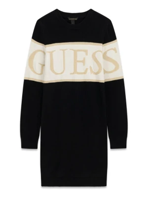 Guess Sukienka dzianinowa J6BK06 Z1295 Czarny Regular Fit