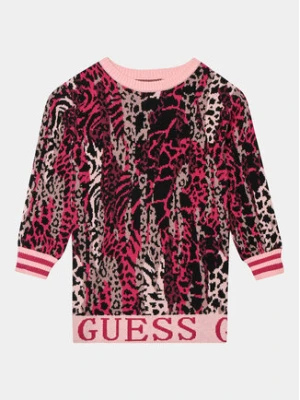 Guess Sukienka dzianinowa K3BK04 Z3AH0 Beżowy Regular Fit