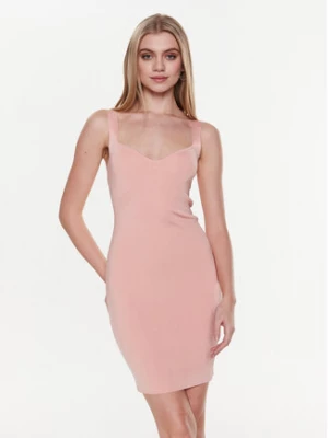 Guess Sukienka dzianinowa Mirage Anise W2YK0C Z2XY0 Różowy Slim Fit