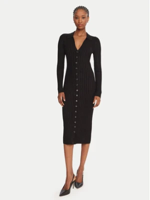 Guess Sukienka dzianinowa W5BK60 Z2YJ2 Czarny Slim Fit