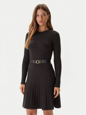 Guess Sukienka dzianinowa W5BK68 Z2YJ2 Brązowy Slim Fit
