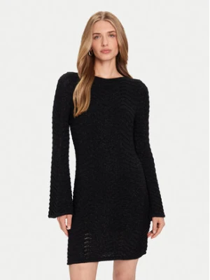 Guess Sukienka dzianinowa W5BK83 Z0192 Czarny Regular Fit