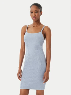 Guess Sukienka dzianinowa W5GK45 Z3MN2 Niebieski Regular Fit