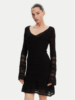 Guess Sukienka dzianinowa W5GK48 Z3E22 Czarny Slim Fit