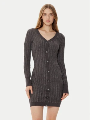 Guess Sukienka dzianinowa W5RK09 Z3KT0 Szary Bodycon Fit