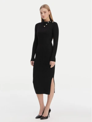 Guess Sukienka dzianinowa W6RK01 Z2YJ2 Czarny Regular Fit