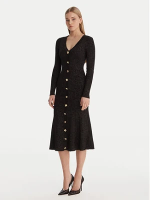 Guess Sukienka dzianinowa W6RK02 Z3700 Czarny Regular Fit