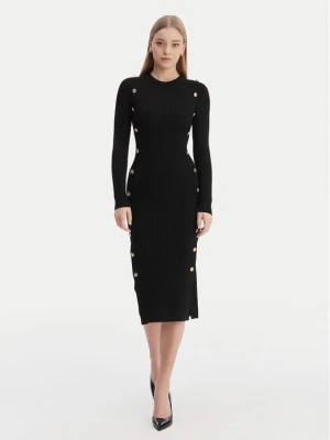 Guess Sukienka dzianinowa W6RK06 Z2YJ2 Czarny Regular Fit