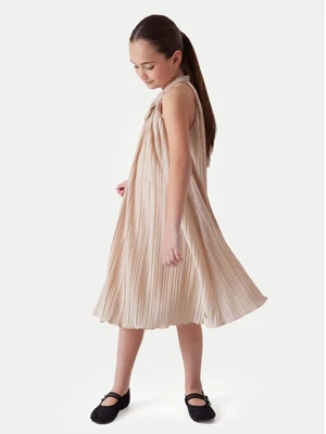 Guess Sukienka elegancka J6RK23 KD580 Złoty Regular Fit