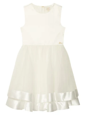 Guess Sukienka elegancka J6RK34 WM330 Biały Regular Fit