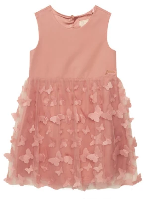 Guess Sukienka elegancka K6RK21 KAUH0 Koralowy Regular Fit