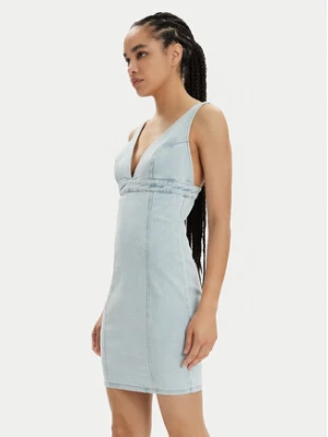 Guess Sukienka jeansowa Aida W4GK63 D4LT0 Błękitny Bodycon Fit
