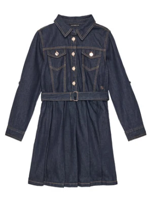 Guess Sukienka jeansowa J5YK12 D4EU0 Granatowy Regular Fit