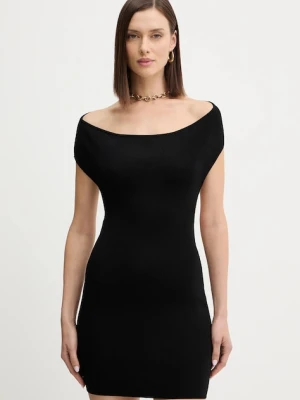 Guess sukienka KATIYA kolor czarny mini dopasowana W5BK80 Z4222