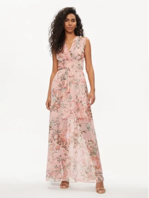 Guess Sukienka koktajlowa W3GK60 WDW82 Różowy Regular Fit