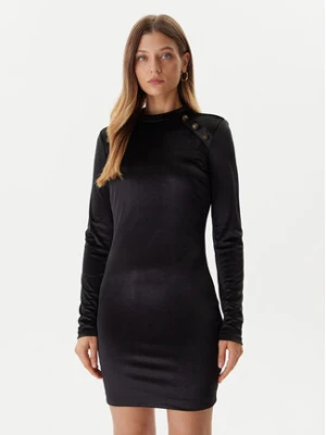 Guess Sukienka koktajlowa W5BK38 KCN22 Czarny Slim Fit