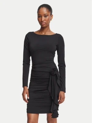 Guess Sukienka koktajlowa W6BK19 K6104 Czarny Slim Fit