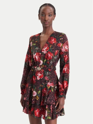 Guess Sukienka koktajlowa W6BK42 W4225 Kolorowy Regular Fit