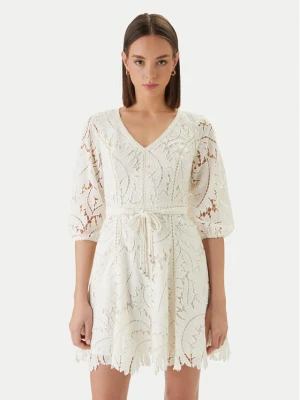 Guess Sukienka koktajlowa W6GK91 W2162 Biały Classic Fit