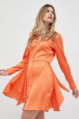 Guess sukienka AYLA kolor pomarańczowy mini prosta W2BK83 WF1T2