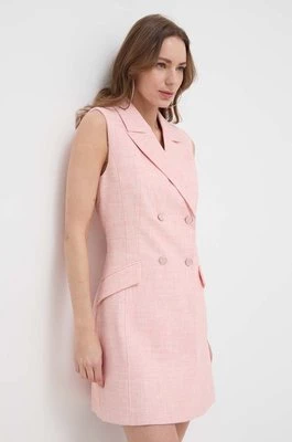 Guess sukienka CORINNE kolor różowy mini prosta W4GK1B WG4P2