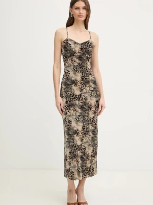 Guess sukienka kolor zielony maxi prosta W6PK1O KJ170