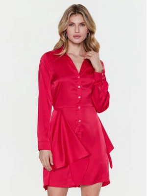 Guess Sukienka koszulowa Alya W2BK83 WF1T2 Różowy Regular Fit