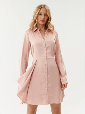 Guess Sukienka koszulowa Alya W2BK83 WF1T2 Różowy Regular Fit