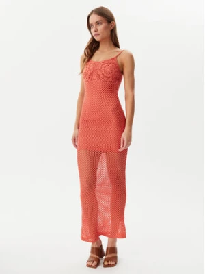 Guess Sukienka letnia E5GK07 Z3N30 Koralowy Regular Fit