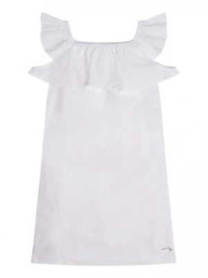 Guess Sukienka letnia J3GK19 WFBB0 Biały Regular Fit