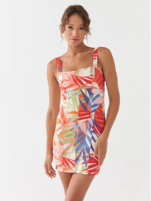 Guess Sukienka letnia W3YK59 W93C2 Kolorowy Slim Fit