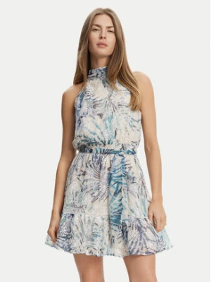 Guess Sukienka letnia W5GK15 W0WA2 Niebieski Regular Fit