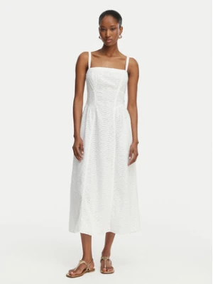 Guess Sukienka letnia W6GK44 W1884 Biały Regular Fit