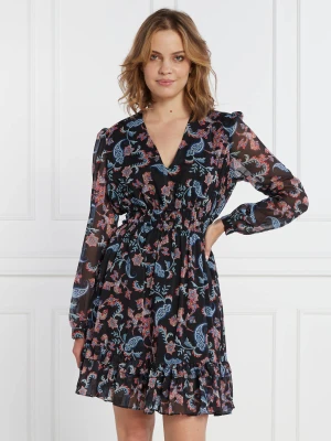 GUESS Sukienka LS BRIGIDA czarny
