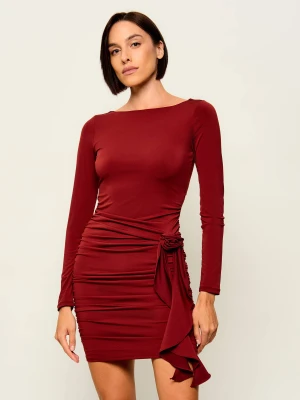 GUESS Sukienka Lucy czerwony