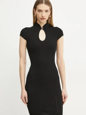 Guess sukienka MALIA kolor czarny mini dopasowana W5GK46 Z3L10