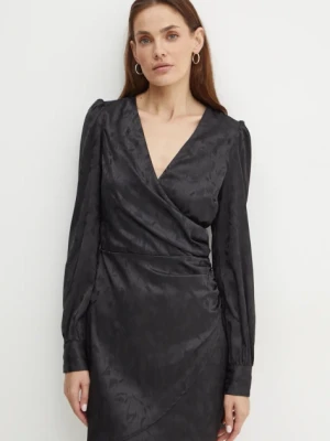 Guess sukienka MARION kolor czarny mini rozkloszowana W4BK40 WGLK2