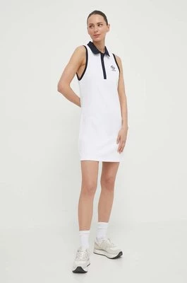 Guess sukienka MYLAH kolor biały mini dopasowana V4GK02 KBFB2