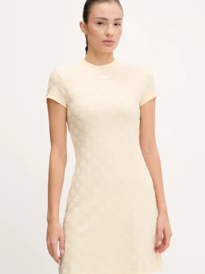 Guess sukienka PEONY kolor beżowy mini prosta V5GK07 KCT02