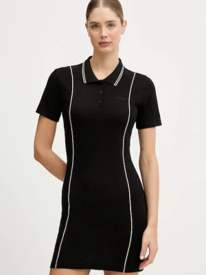 Guess sukienka PEONY kolor czarny mini dopasowana V5YK00 KCX12