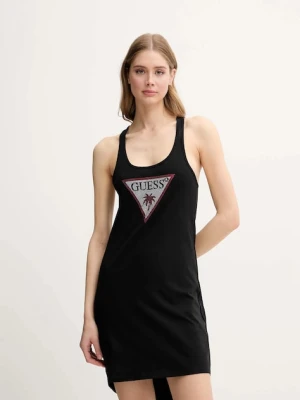 Zdjęcie produktu Guess sukienka plażowa bawełniana